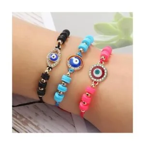 20 piezas de aleación mixta de esmalte de mal de ojo con_5