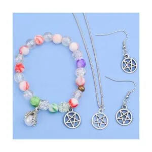 Aylifu 50 dijes de pentagrama vintage redondos de_7