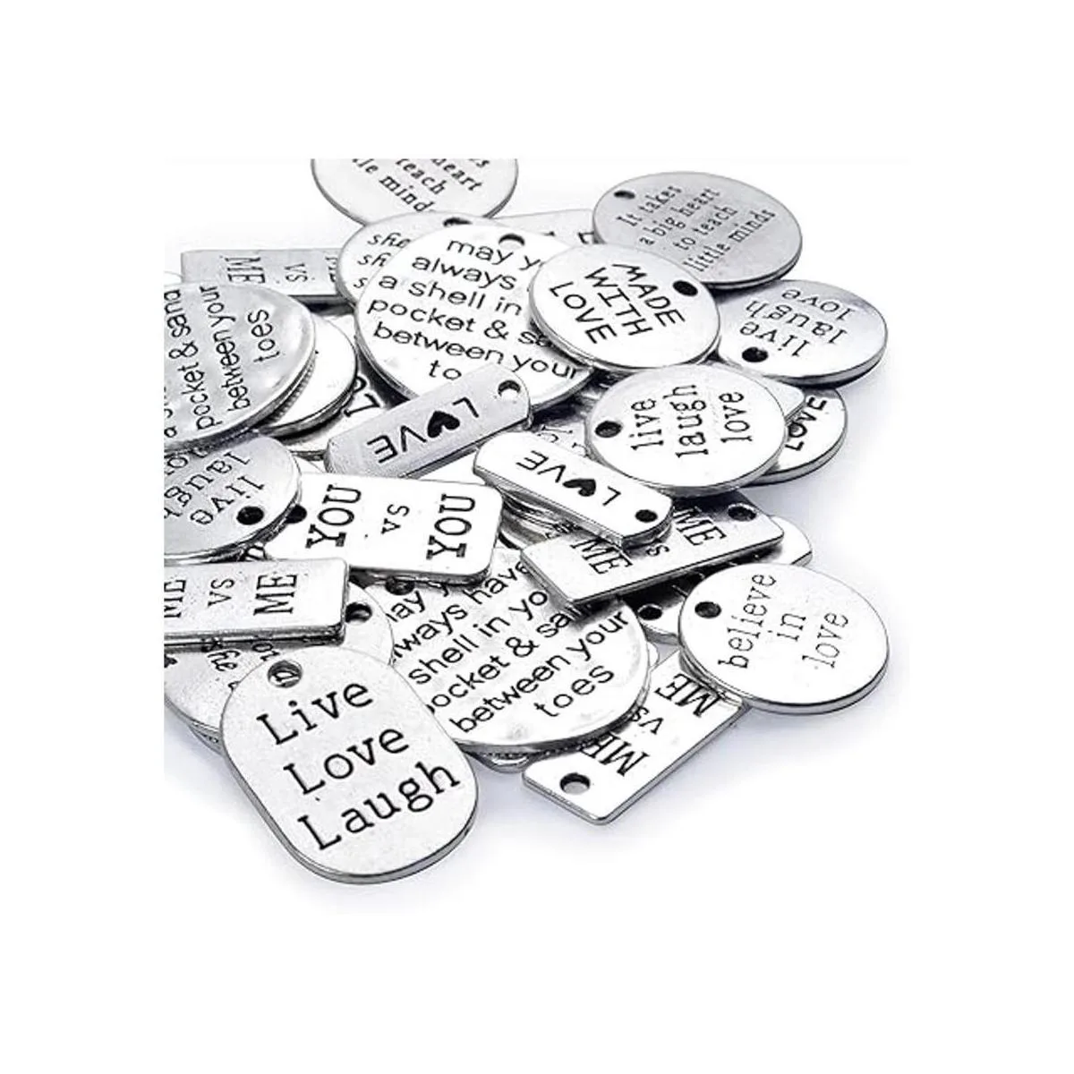 Inspiration Words Charms Craft Supplies Abalorios_3