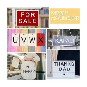 Augshy Paquete de 56 plantillas de letras y números del_5