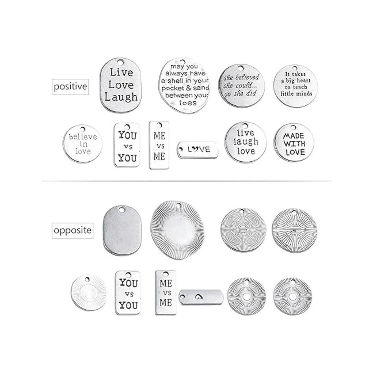 Inspiration Words Charms Craft Supplies Abalorios_4