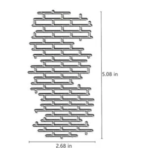 Troqueles de corte de red irregular de ladrillo red de_2