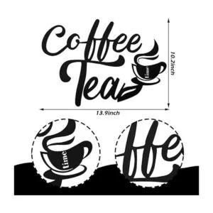 Letrero de metal para colgar en la pared para café_3