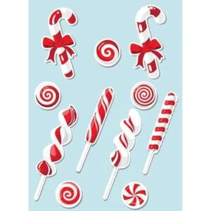 Troqueles de metal de caramelo de Navidad marco de_3