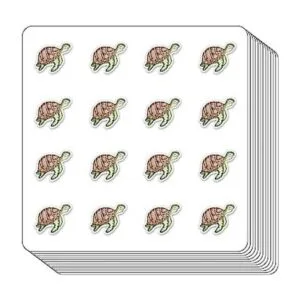 Calcomanías planificadoras de tortuga 0.5 pulgadas para_1