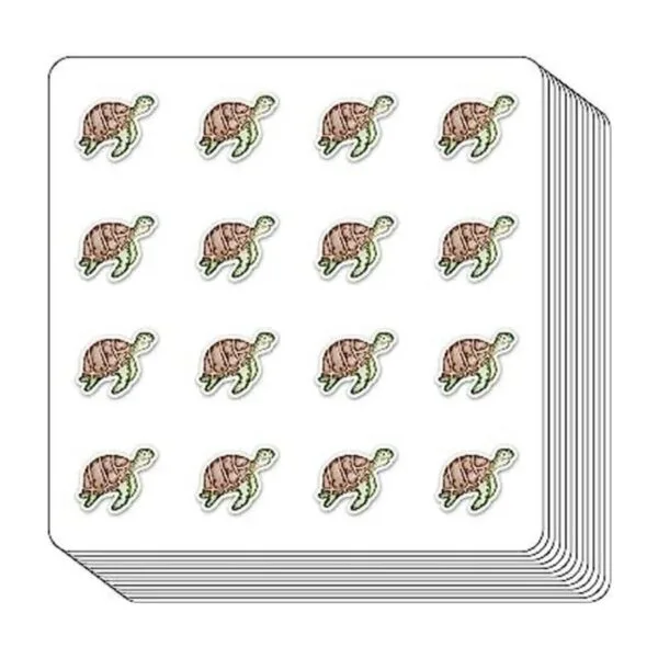 Calcomanías planificadoras de tortuga 0.5 pulgadas para_1
