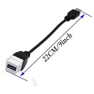 zdyCGTime USB 3.0 Keystone Jack insertos USB 3.0 A a USB_2