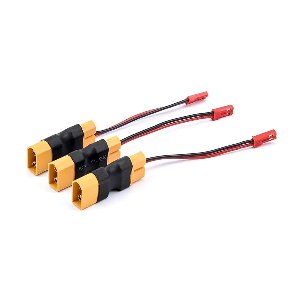 FPVDrone XT60 conectores macho a hembra con JST hembra en_4