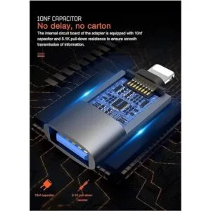 Compatible con Apple MFi Adaptador de cámara Lightning_3