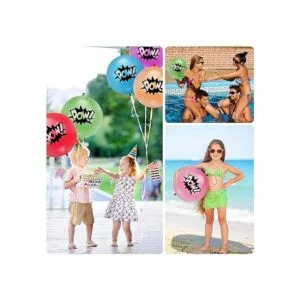 36 piezas de varios colores globo de perforación grande_5