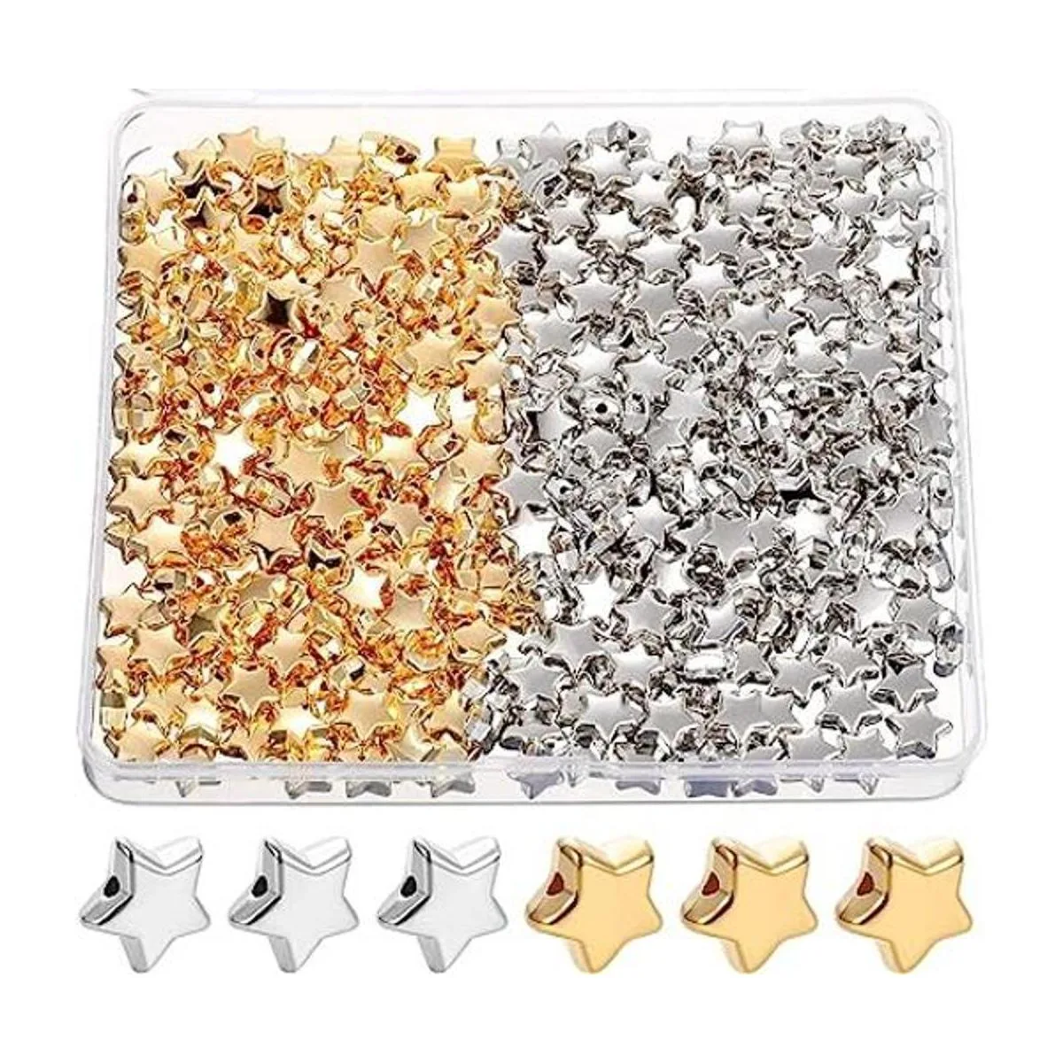 400 cuentas espaciadoras de estrella cuentas de estrella_1