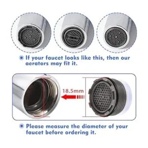 Faucet Aerator M18.5 WeeVeni 6PCS Aerator Replacement for_2
