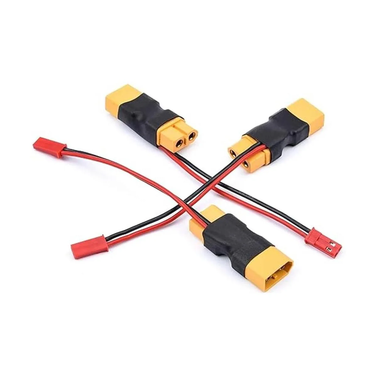 FPVDrone XT60 conectores macho a hembra con JST hembra en_2