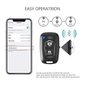 Clicker para teléfono celular control remoto de cámara_2