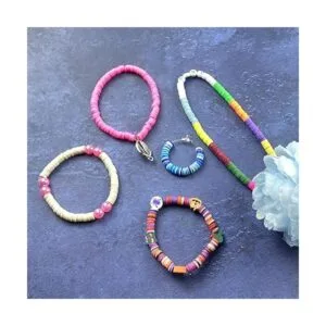 4000 cuentas de arcilla polimérica de mezcla rosa cuentas_7