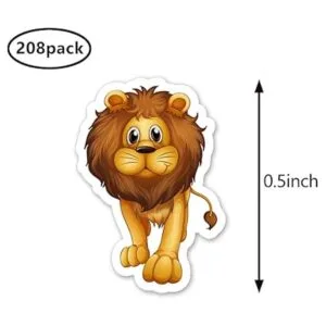 Pegatinas planificadoras de animales del zoológico del_2