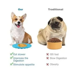 MooonGem Almohadilla de lamer para perros almohadillas de_4