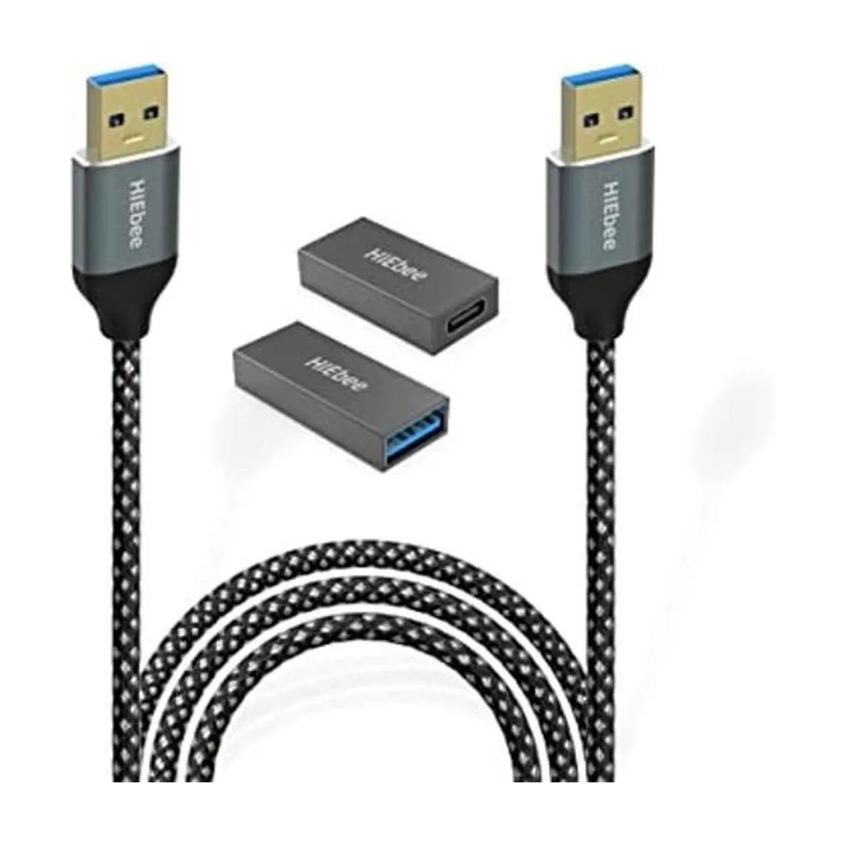 Cable de extensión USB 3.0 a USB 3.0 de 3 pies adaptador_1