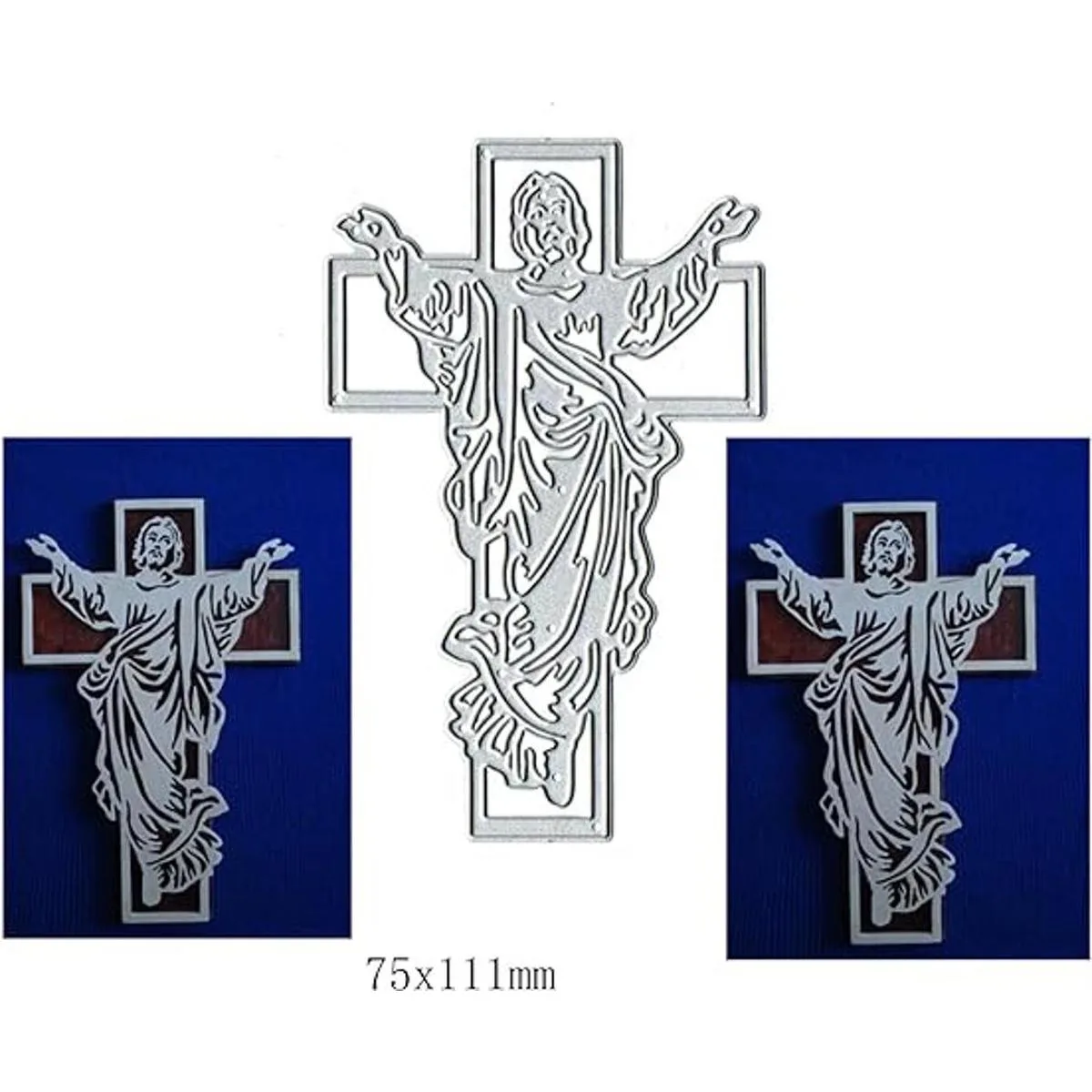 Cross Jesus Troqueles de metal para manualidades_3
