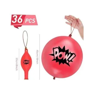 36 piezas de varios colores globo de perforación grande_4