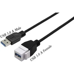 zdyCGTime USB 3.0 Keystone Jack insertos USB 3.0 A a USB_6