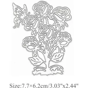 hinana 1000 piezas de marco de mariposa de rosa_2