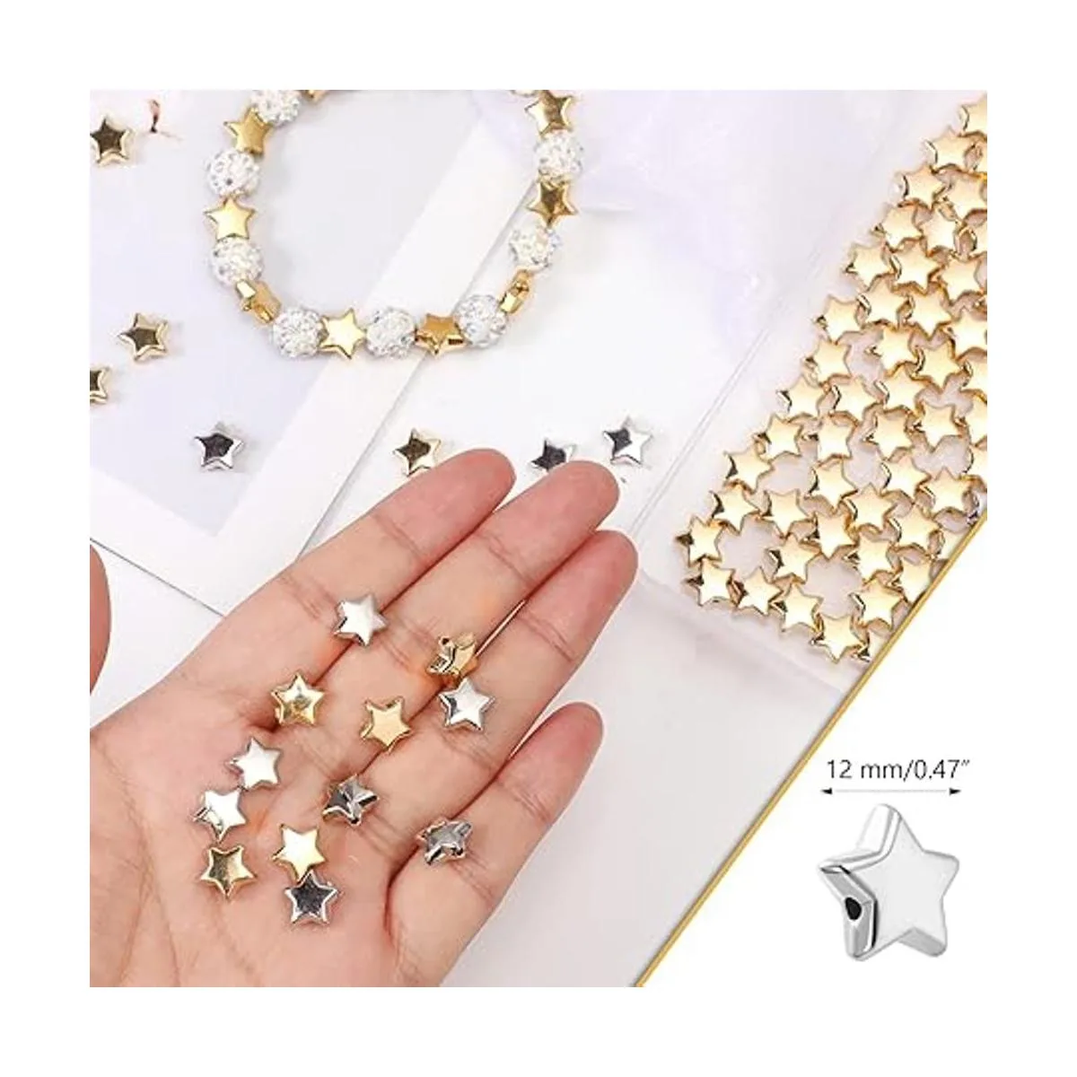 400 cuentas espaciadoras de estrella cuentas de estrella_4