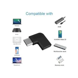 Poyiccot Adaptador USB C de ángulo recto adaptador USB C_6
