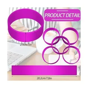 12 bandas de silicona para vasos de sublimación kit de_2