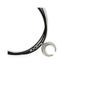 fxmimior Gargantilla con colgante de luna negra y luna_3