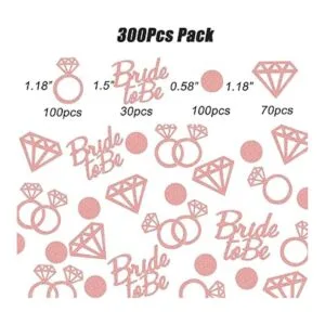 Decoraciones de despedida de soltera 300 piezas de_4