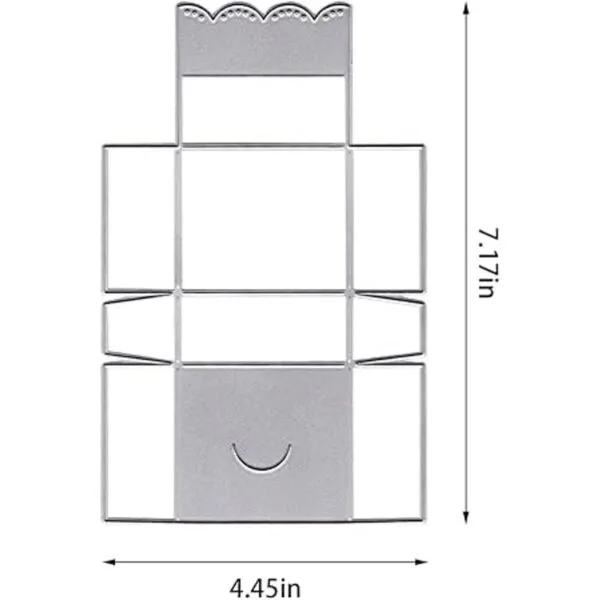 ABTOLS Troqueles de corte de caja 3D de metal para hacer_2