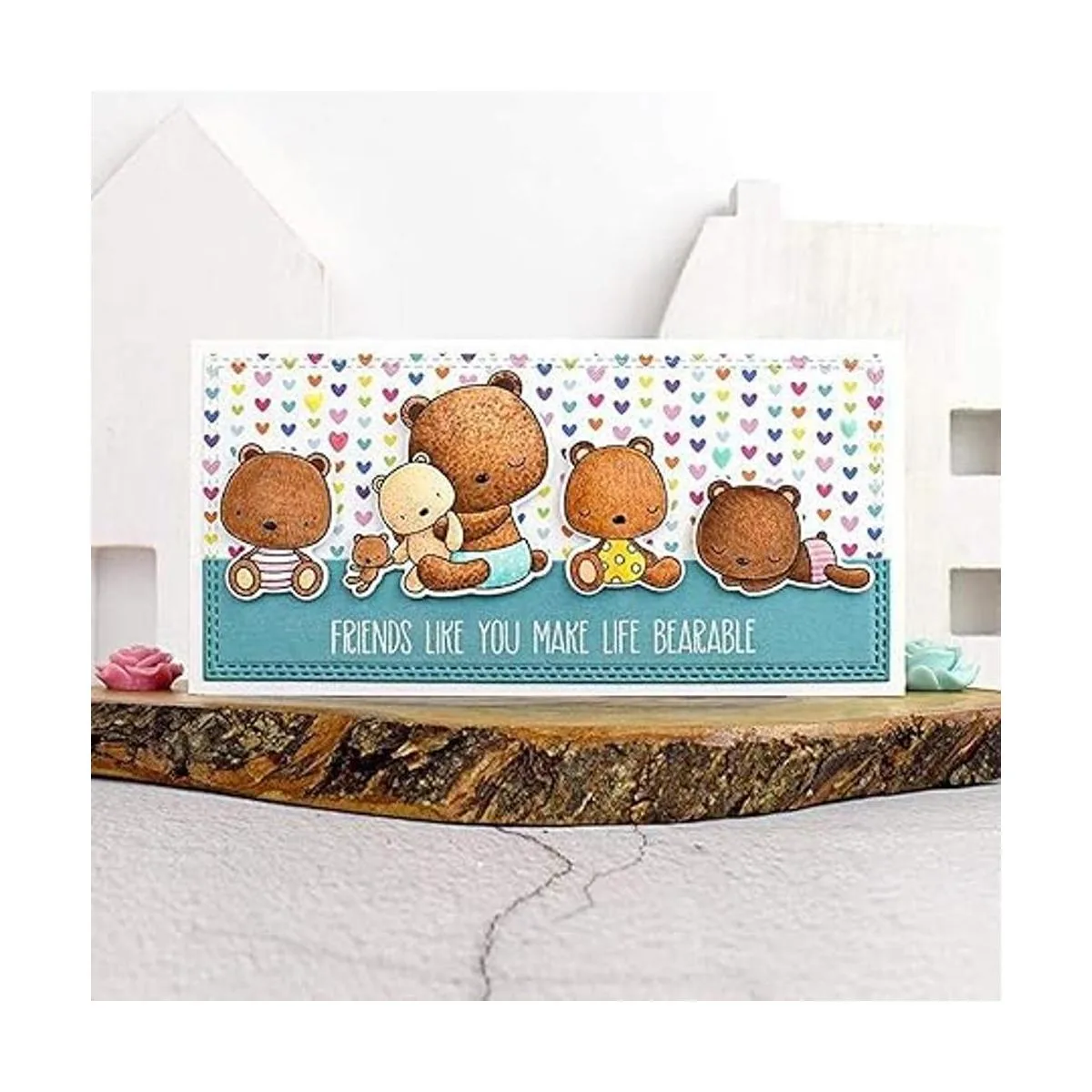 Juego de 4 piezas con marco rectangular de metal_5