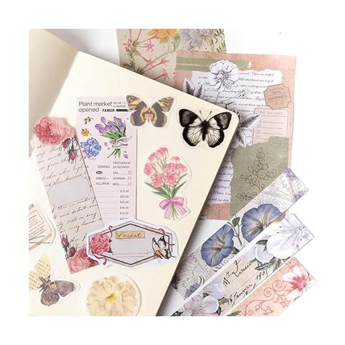 Alideco Paquete de 260 piezas de suministros de álbumes de_4