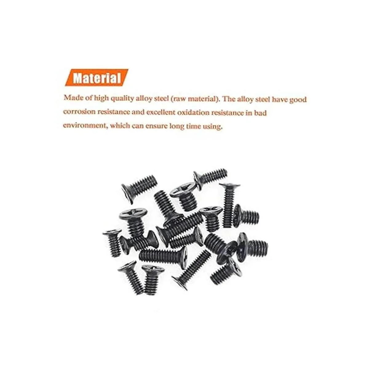 HELIFOUNER 600 tornillos de cabeza plana M2 M2.5 M3_2