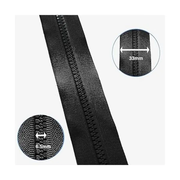 Sawoake 2 cremalleras separadas 5 de 25 pulgadas para_4