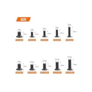 HELIFOUNER 600 tornillos de cabeza plana M2 M2.5 M3_3