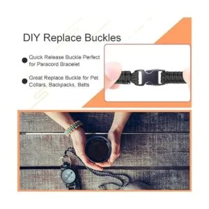 Paquete de 50 hebillas de plástico de liberación rápida_6