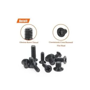 HELIFOUNER 600 tornillos de cabeza plana M2 M2.5 M3_4