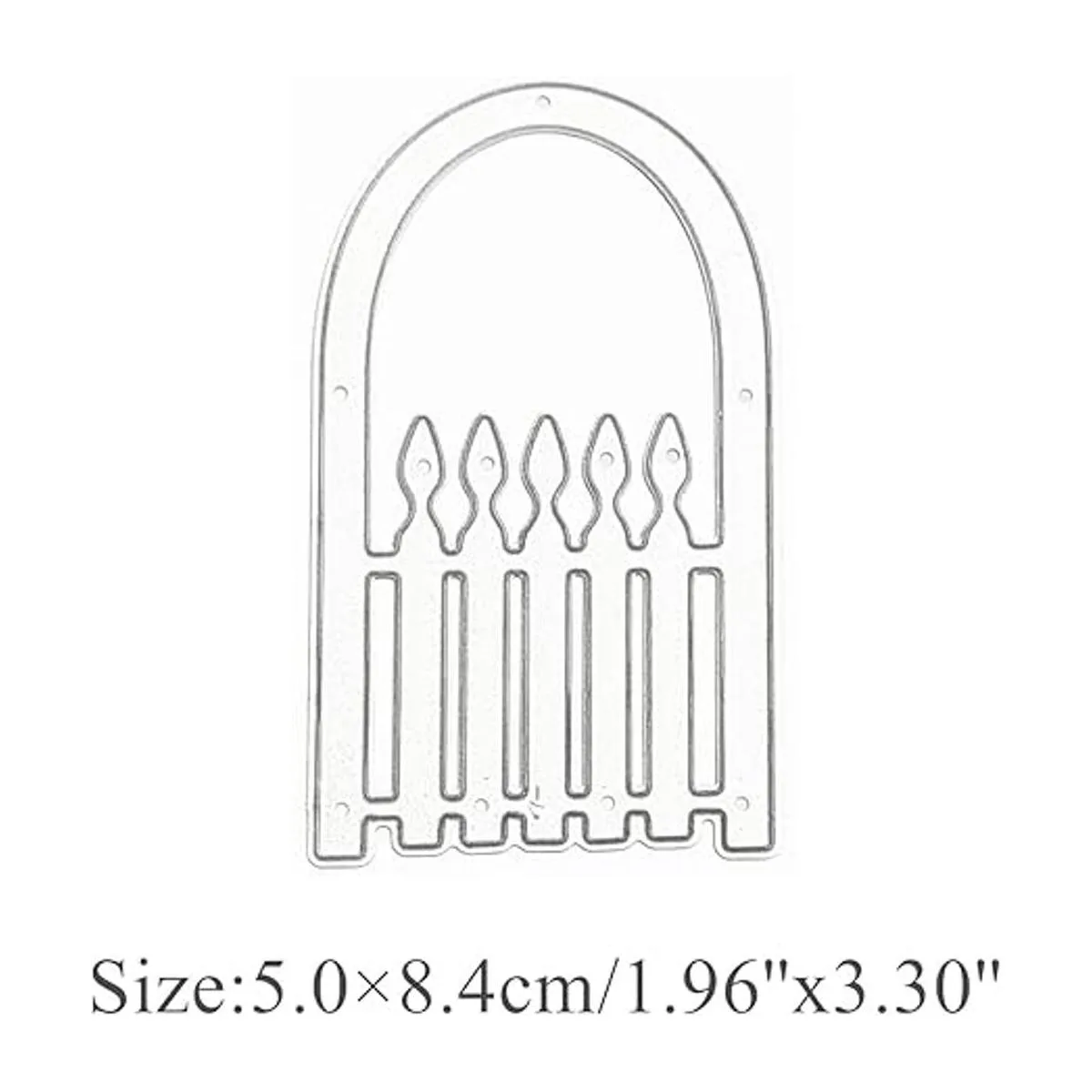 Marco de encaje de cerca troqueles de metal fondo de_2