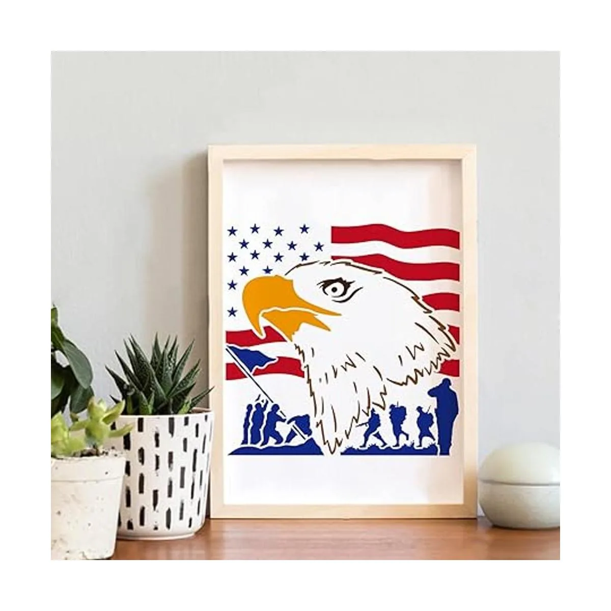 BENECREAT Plantillas de bandera del Día de la_4