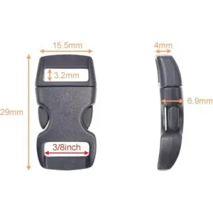 Paquete de 50 hebillas de plástico de liberación rápida_2