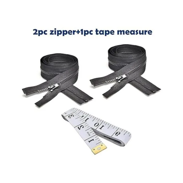 Sawoake 2 cremalleras separadas 5 de 25 pulgadas para_2