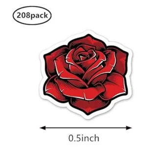 Pegatinas para planificar rosas 0.5 pulgadas álbumes de_2