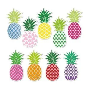 Recortes de piña 54 piezas de recortes tropicales para_1