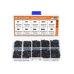 HELIFOUNER 600 tornillos de cabeza plana M2 M2.5 M3_1