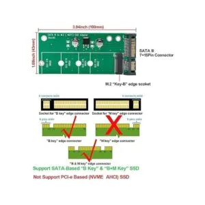 JIUWU AD905A SATA III 3 a M.2 NGFF SSD 75 Pin Connector_5