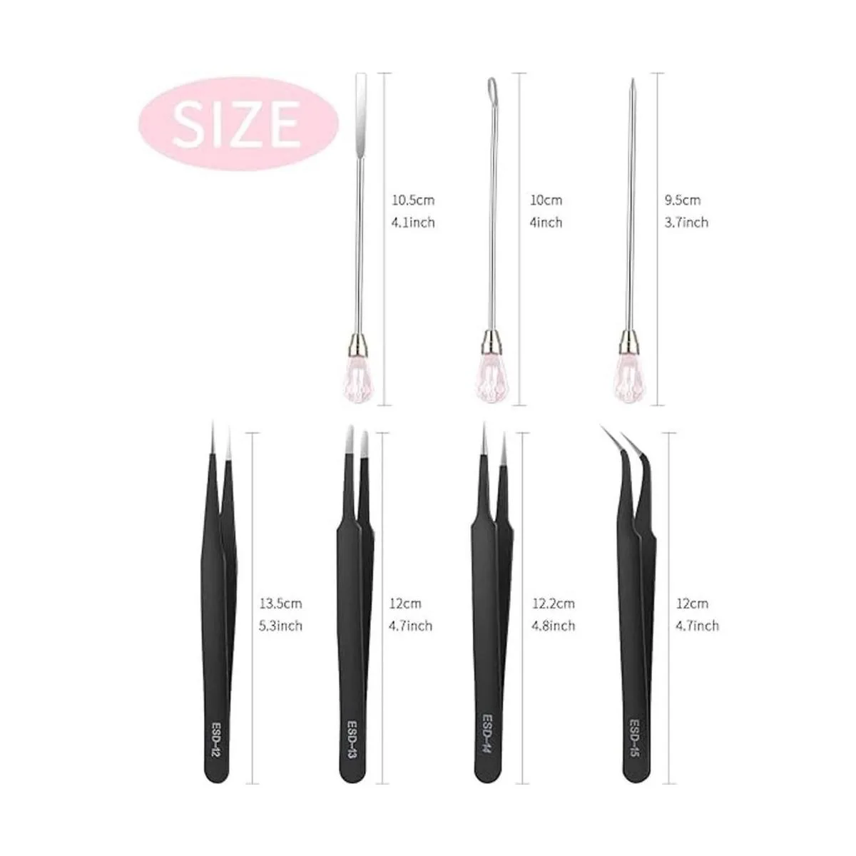 Kit de herramientas de cuchara de resina de 11 piezas_2