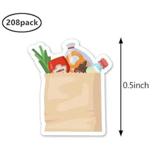 Paquete de 208 calcomanías para planificar la compra para_2