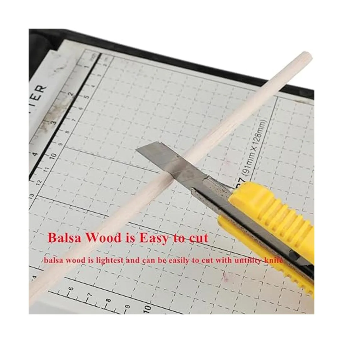 Paquete de 12 varillas redondas de madera de 38 x 38 x_6